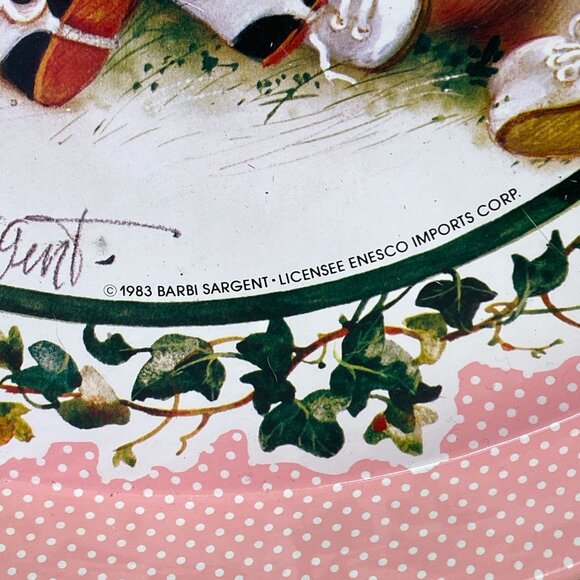 Vintage Enesco 1983 Poppyseed Tray by Barbi Sargent - Picture 3 of 12